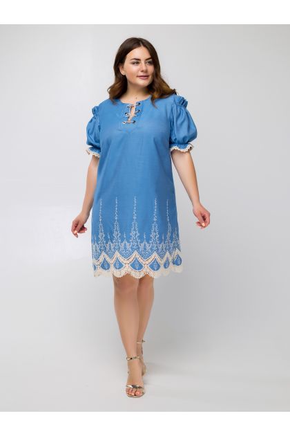 Платье "Надин" (голубой)