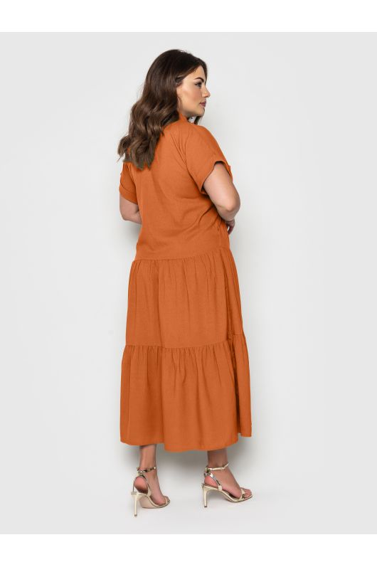 Платье "Пилея" (коричневый)