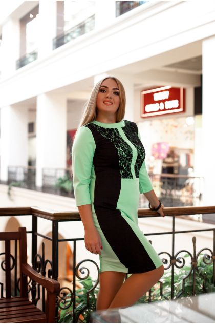 Платье "Саваж" (зеленый)