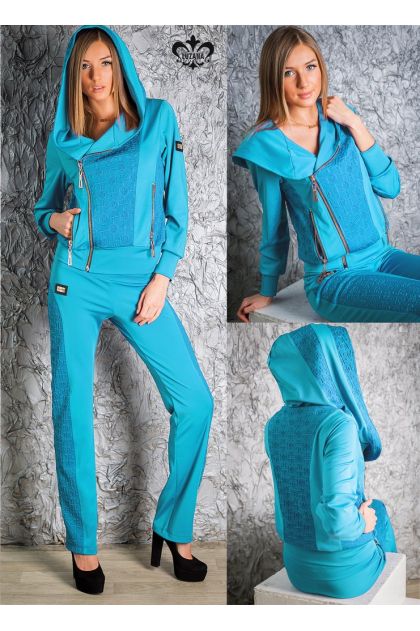 Костюм "Катрин" (голубая бирюза)