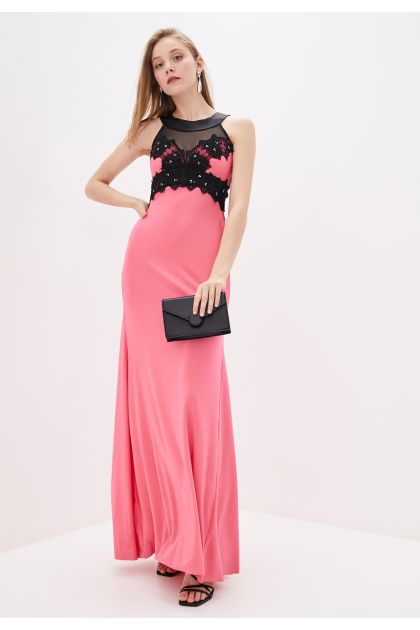 Платье "Кассандра" -розовый (без шлейфа)