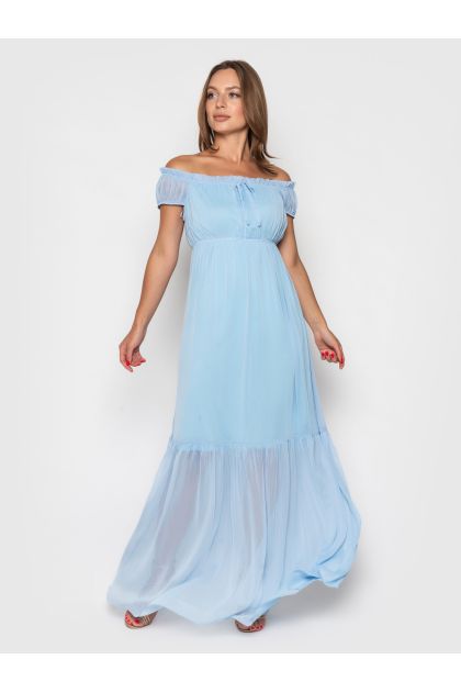 Платье "Агнесс" (голубой) Платье "Агнесс" (голубой)