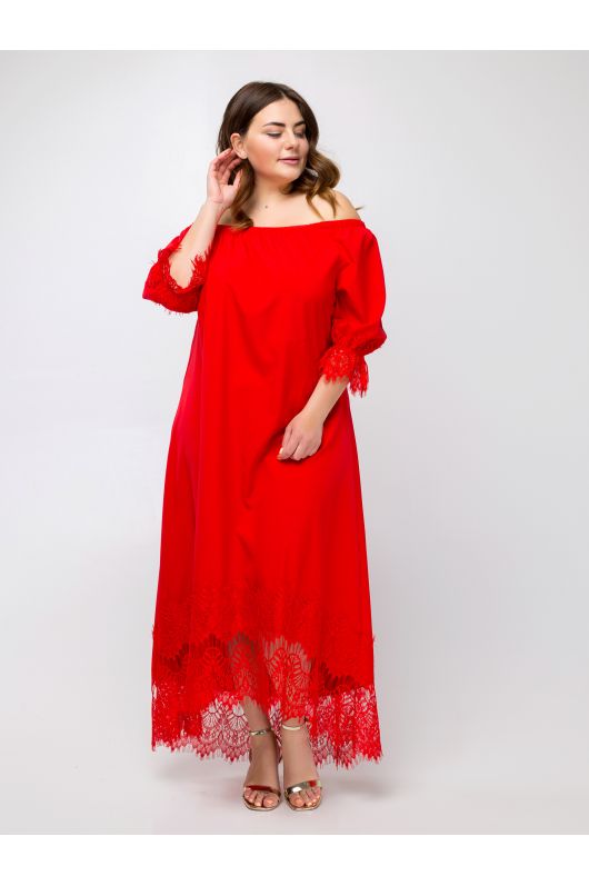 Платье "Карано" (красный)