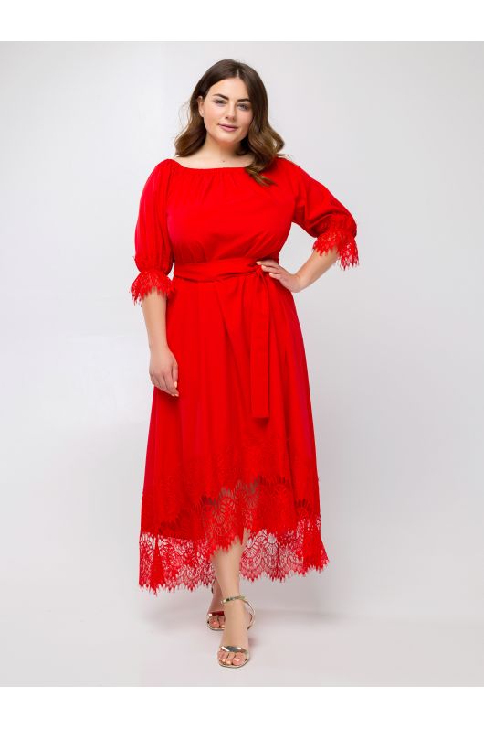 Платье "Карано" (красный)